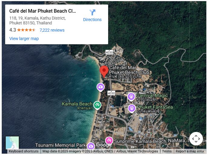 Café del Mar Phuket Beach Club