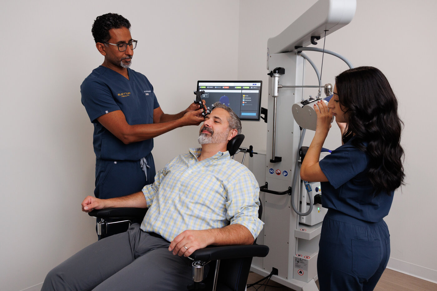 Elevium Health is a mental health clinic in Florham Park, NJ, offering personalized, evidence-based treatments such as TMS Therapy, Spravato (esketamine), and Ketamine