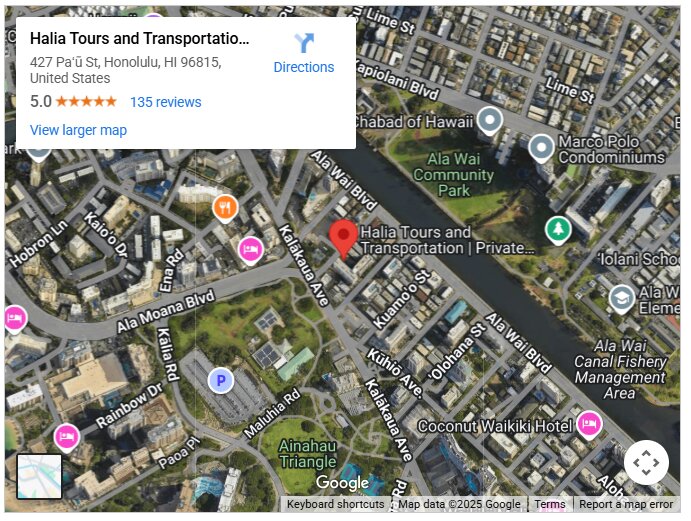 Halia Tours and Transportation | Private Tours Oahu Hawaii