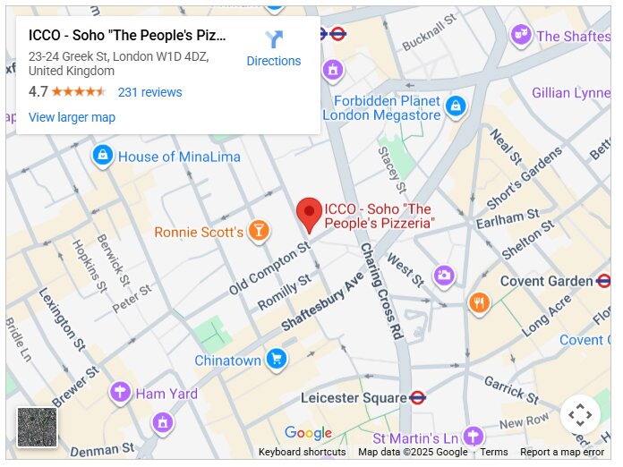 ICCO - Soho 'The People's Pizzeria