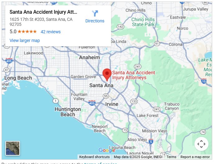 Santa Ana Accident Injury Attorneys