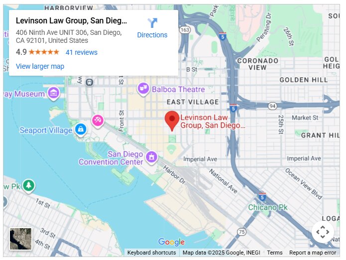 Levinson Law Group, San Diego Personal Injury & Car Accident Lawyers