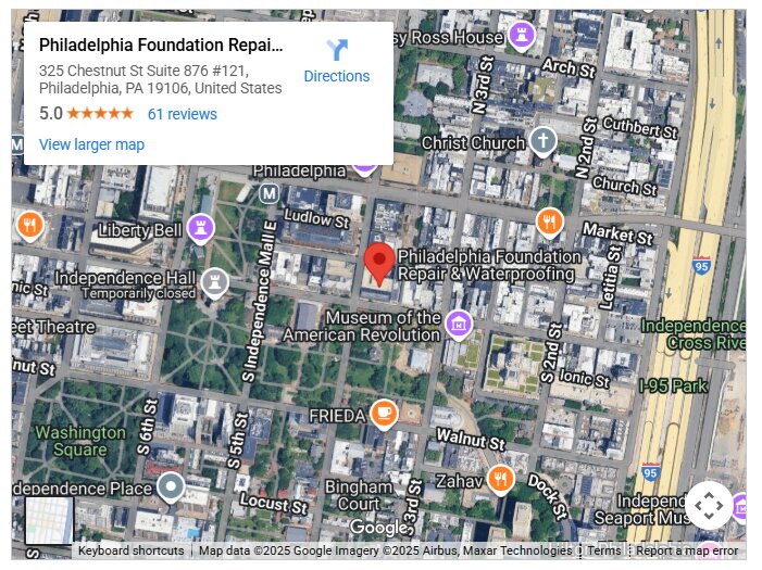 Philadelphia Foundation Repair & Waterproofing