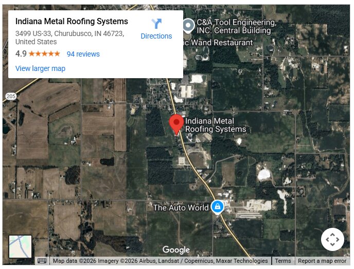 Indiana Metal Roofing Systems