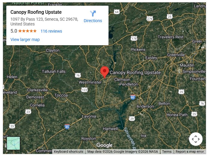 Canopy Roofing Upstate