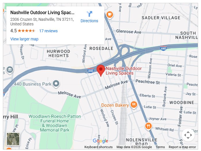 Nashville Outdoor Living Spaces