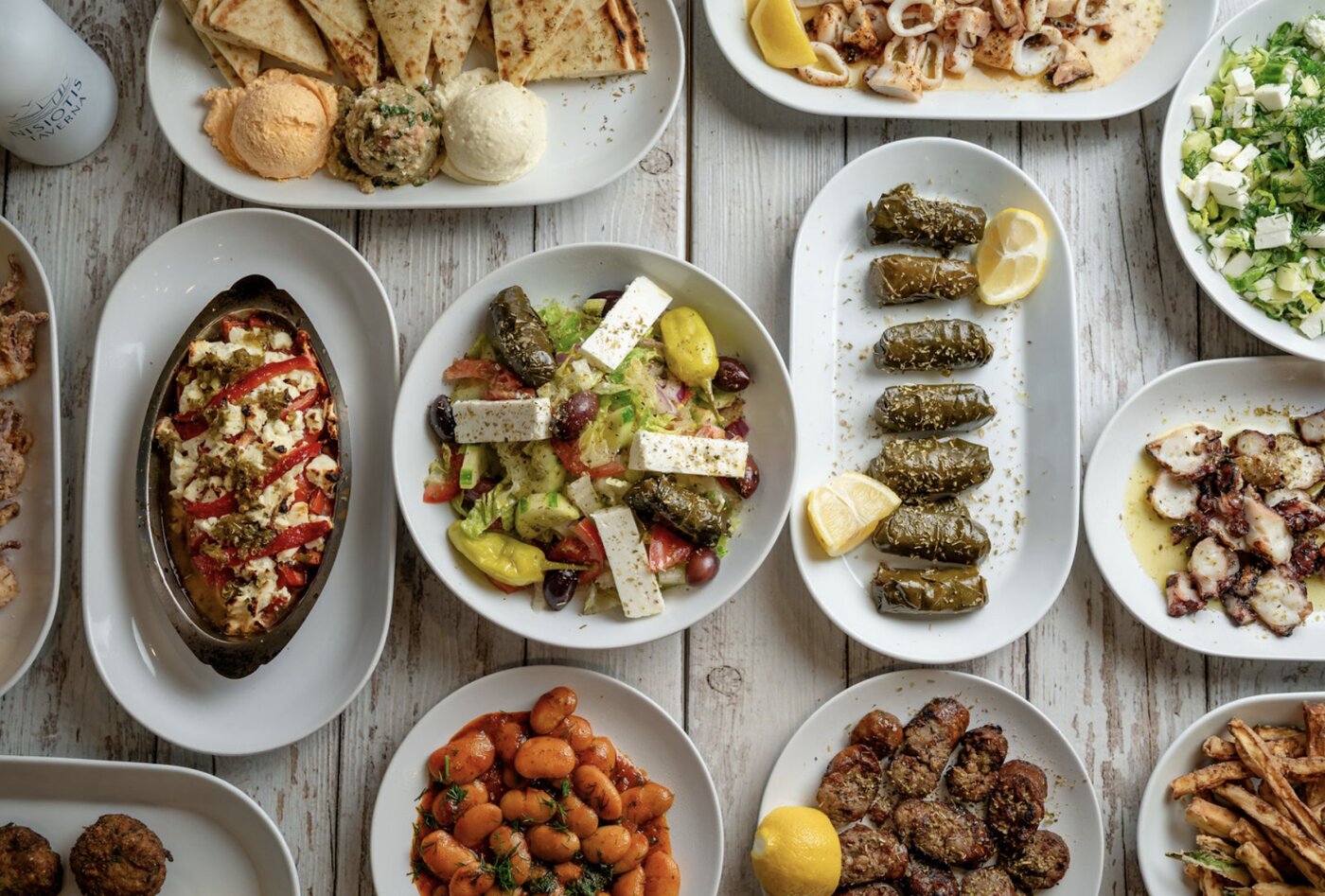 Nisiotis Taverna is a Greek restaurant located in Teaneck, New Jersey, offering traditional island-inspired cuisine in a welcoming setting.