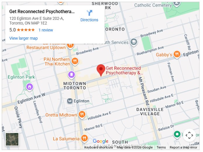 Get Reconnected Psychotherapy & Counselling Services