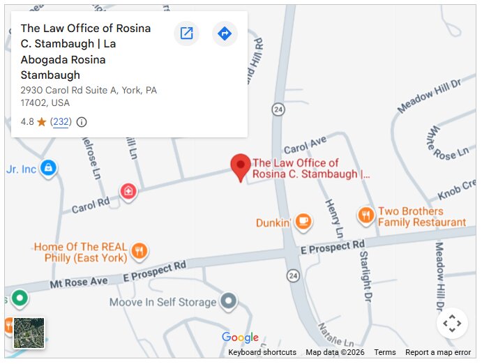 The Law Office of Rosina C. Stambaugh | La Abogada Rosina Stambaugh