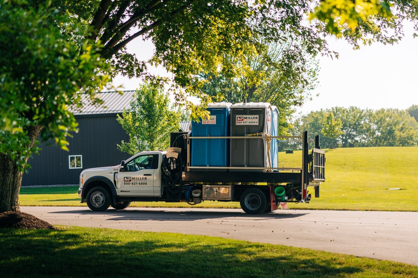 Miller Portables is an Ohio-based sanitation services provider offering portable toilet rentals, restroom trailers, and temporary fencing solutions throughout the state.