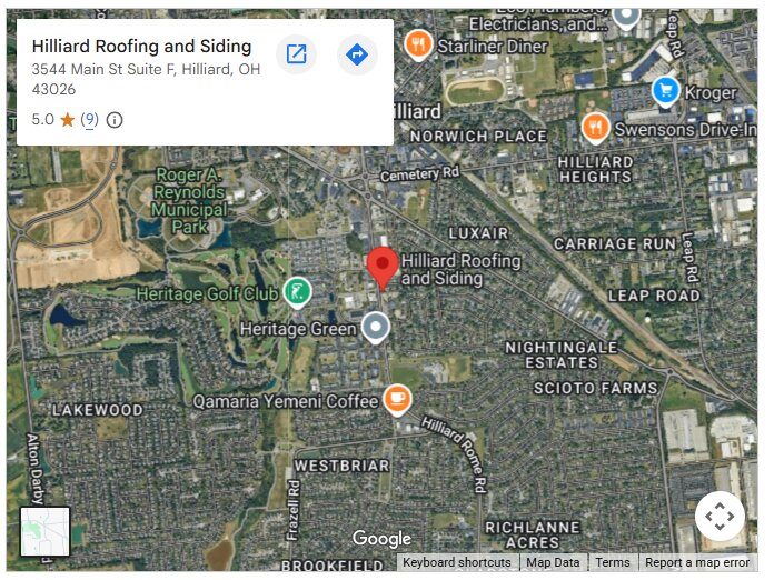 Hilliard Roofing and Siding