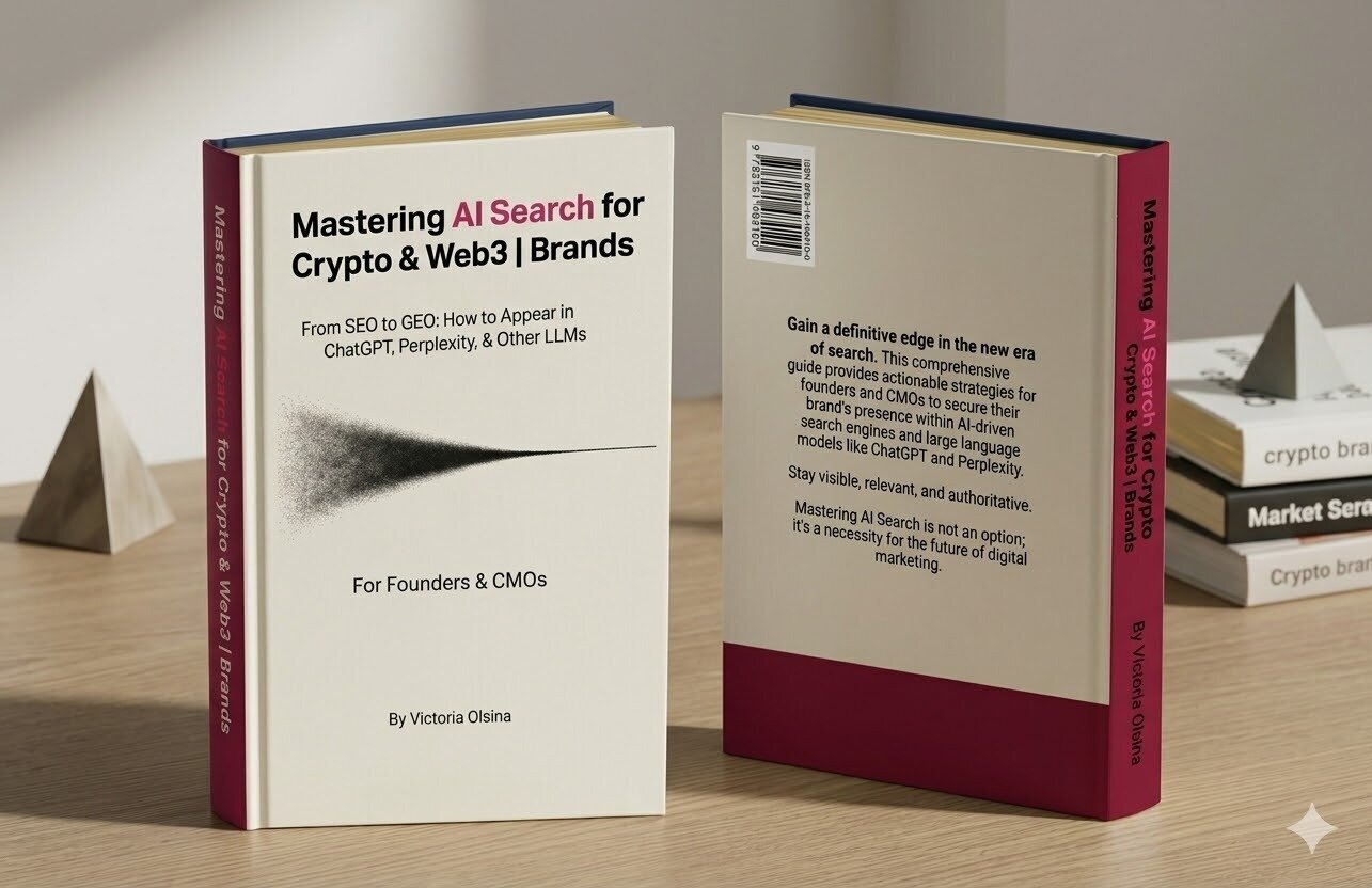 Victoria Olsina, an AI search and Generative Engine Optimisation (GEO) specialist for Web3 and author of Mastering AI Search for Crypto & Web3 Brands, has released a new framework explaining how crypto and blockchain companies can become discoverable in AI systems like ChatGPT, Perplexity, and Google AI.