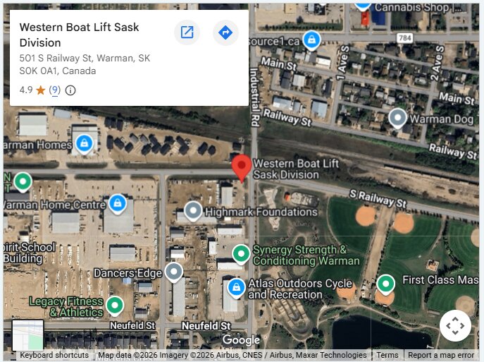 Western Boat Lift Sask Division