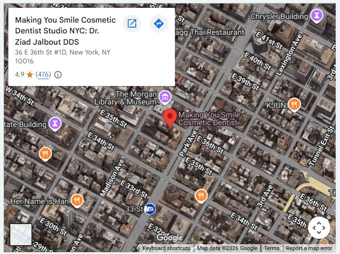 Making You Smile Cosmetic Dentist Studio NYC: Dr. Ziad Jalbout DDS