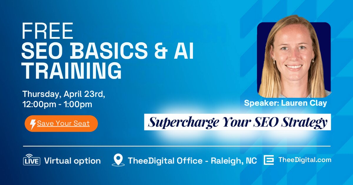 TheeDigital is a Raleigh-based digital marketing and web development agency that helps businesses grow through integrated strategies across SEO, web design, and online advertising.