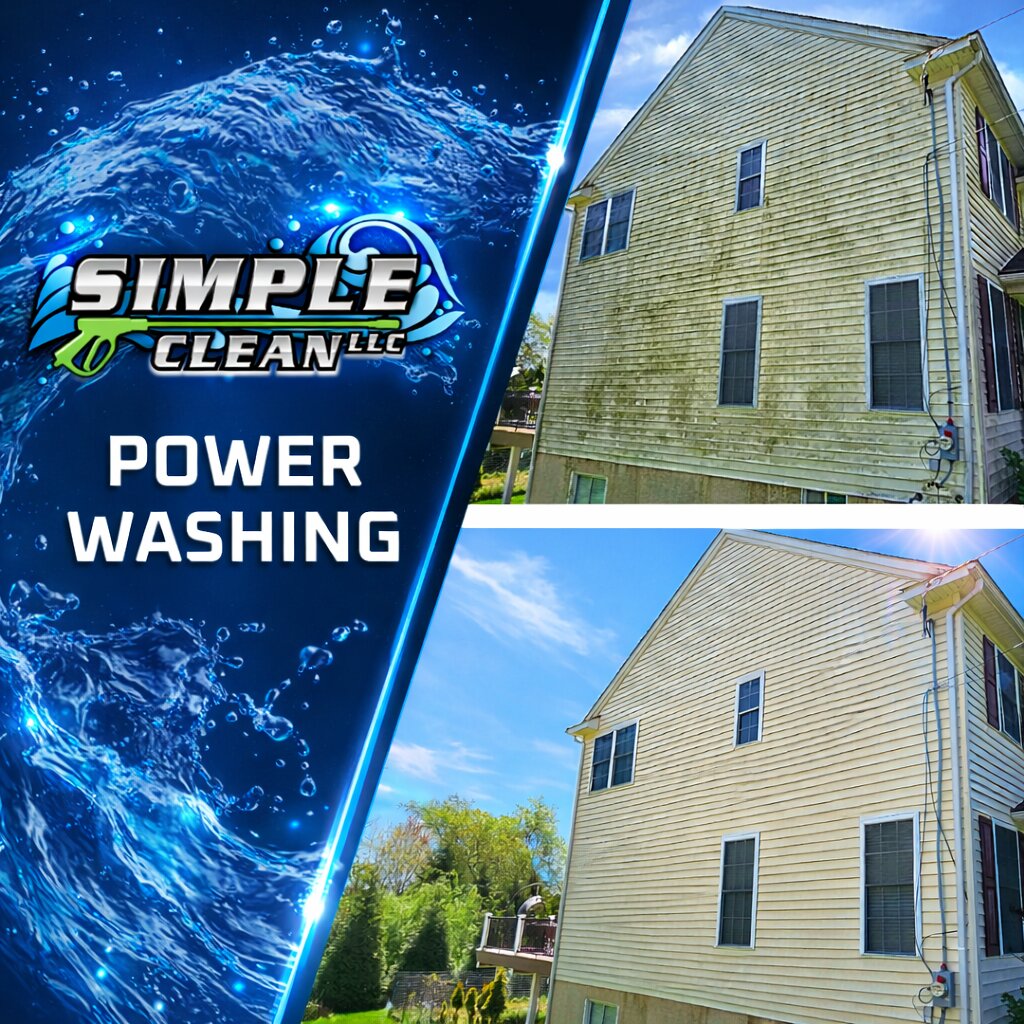 Simple Clean LLC Power Washing Services is a Media, Pennsylvania-based exterior cleaning company offering professional power washing, soft washing, and house washing solutions.