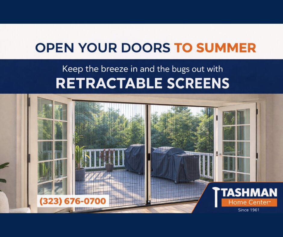 Tashman Home Center has served Los Angeles homeowners since 1961 from its West Hollywood location at 7763 Santa Monica Blvd.