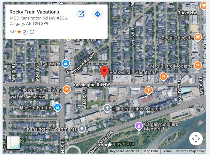 Rocky Train Vacations