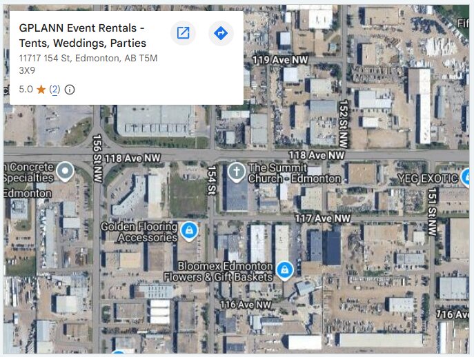 GPLANN Event Rentals - Tents, Weddings, Parties