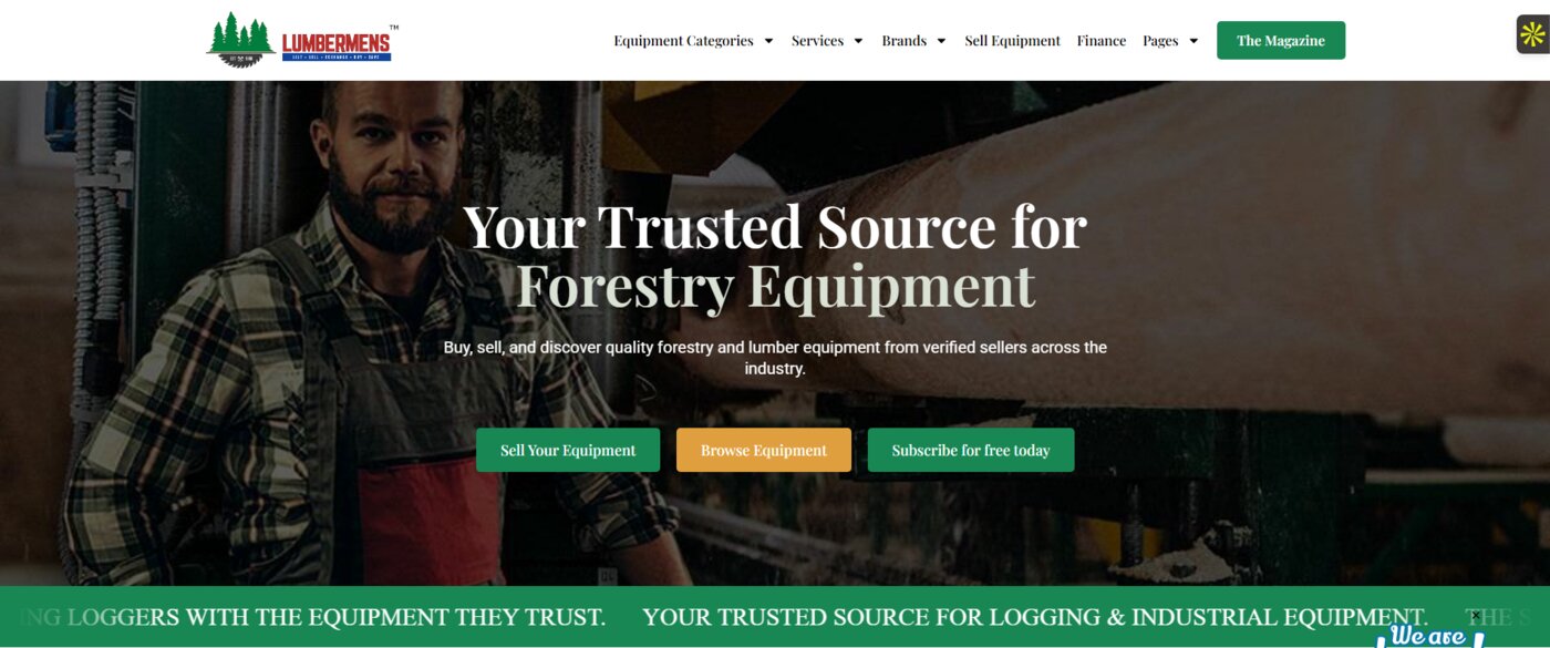 Lumbermensco.com, formerly known as The Original Lumberman's Exchange, has been a trusted name in the forestry equipment industry since 1986.