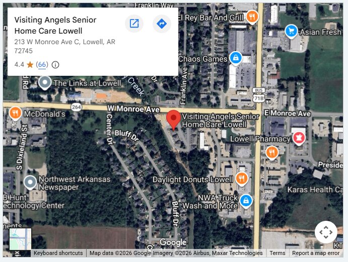 Visiting Angels Senior Home Care Lowell