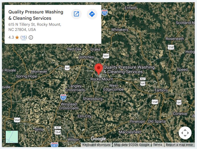 Quality Pressure Washing & Cleaning Services