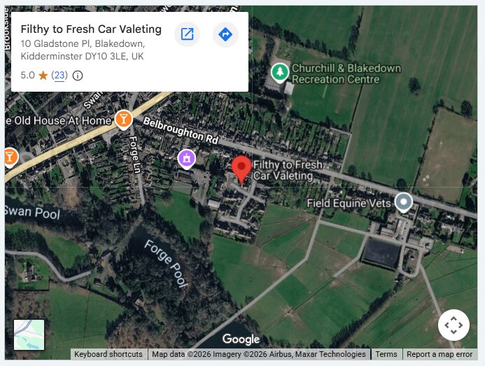 Filthy to Fresh Car Valeting