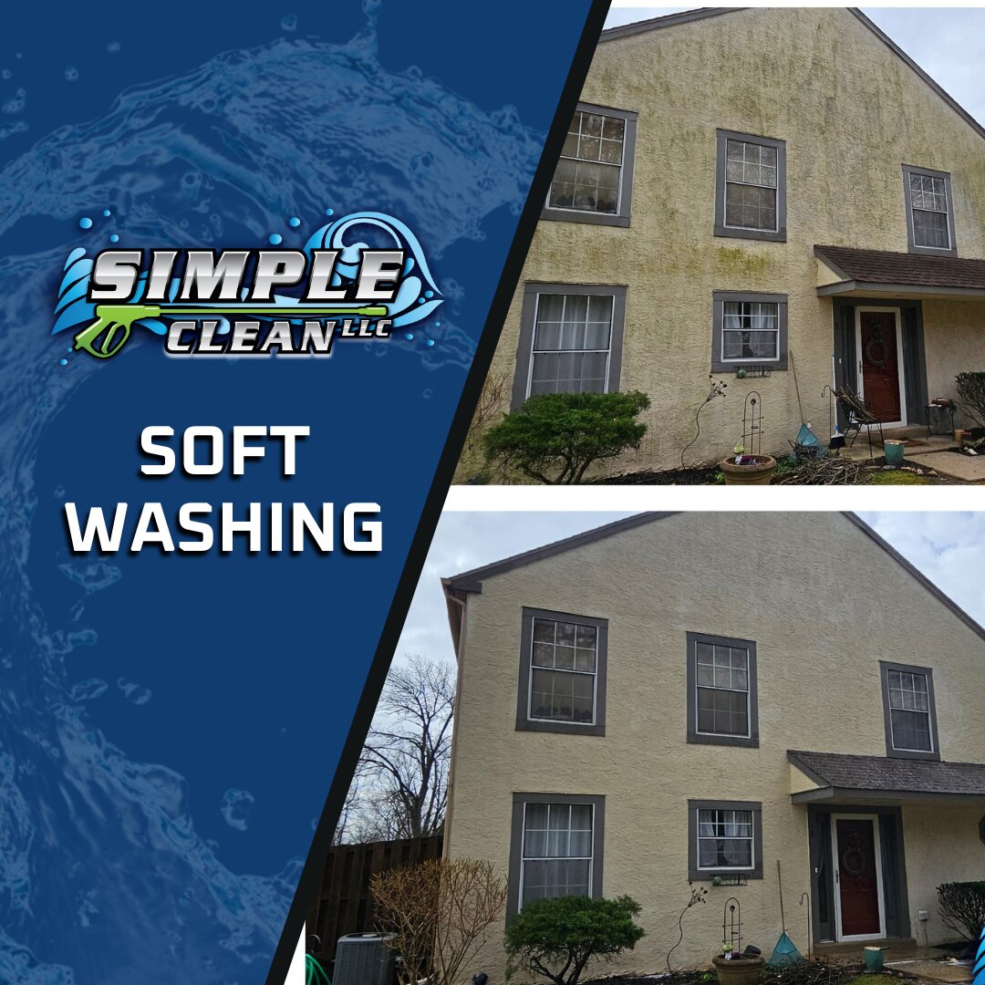 Simple Clean LLC Power Washing Services is an owner-operated exterior cleaning company based in Media, Pennsylvania, providing professional power washing and soft washing solutions throughout Southeastern Pennsylvania.