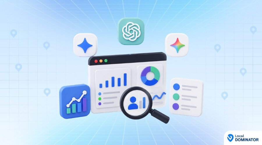 Local Dominator is an all-in-one platform that unifies local SEO management and AI search tracking.