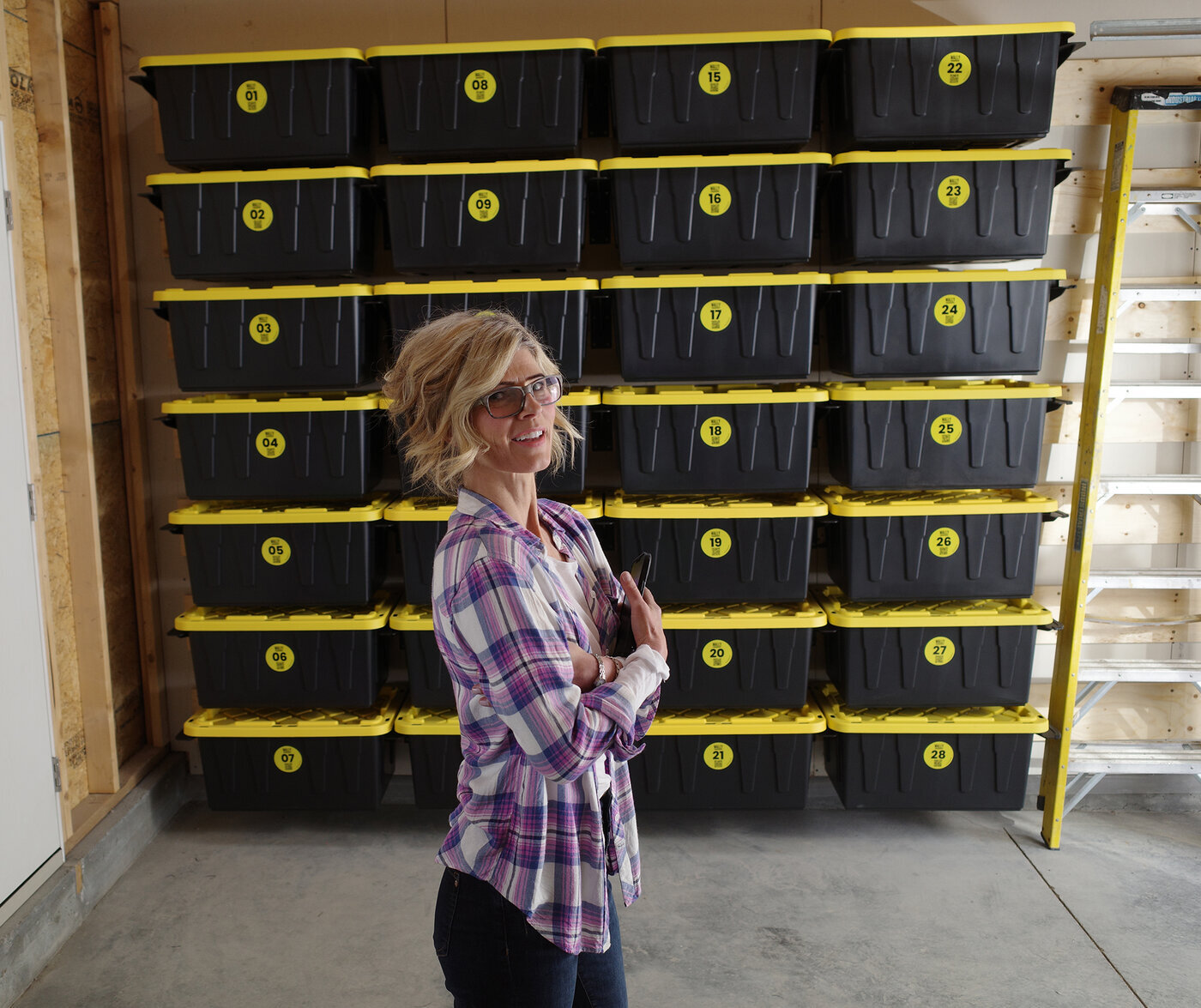 Wally Smart Storage is an Alberta-based garage storage company that combines professionally installed, wall-mounted tote rack systems with a smart app that remembers where your stuff is.