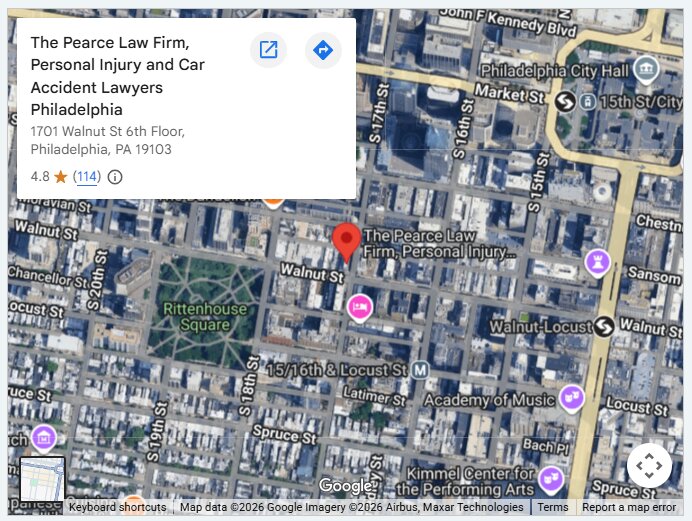 The Pearce Law Firm, Personal Injury and Car Accident Lawyers Philadelphia