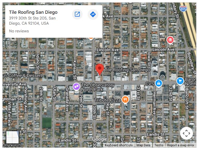 Tile Roofing San Diego