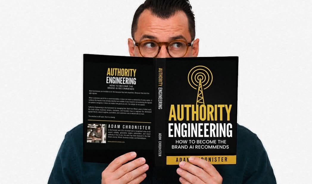 Adam Chronister is the founder of Enleaf and the author of *Authority Engineering*, a practical guide built on fifteen years of client work helping brands systematically build authority in search engines and, more recently, in large language models such as ChatGPT, Google Gemini, and Perplexity.