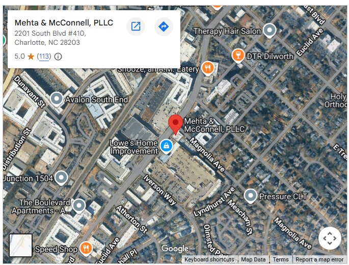 Mehta & McConnell Injury Lawyers Guides Accident Victims Through Recovery in Charlotte and Concord, NC