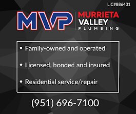 Founded in 2006, Murrieta Valley Plumbing operates as a father and son family business providing comprehensive plumbing solutions throughout the Temecula Valley region.