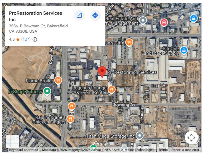 ProRestoration Services Surpasses 100 Five-Star Google Reviews Serving Bakersfield and Kern County
