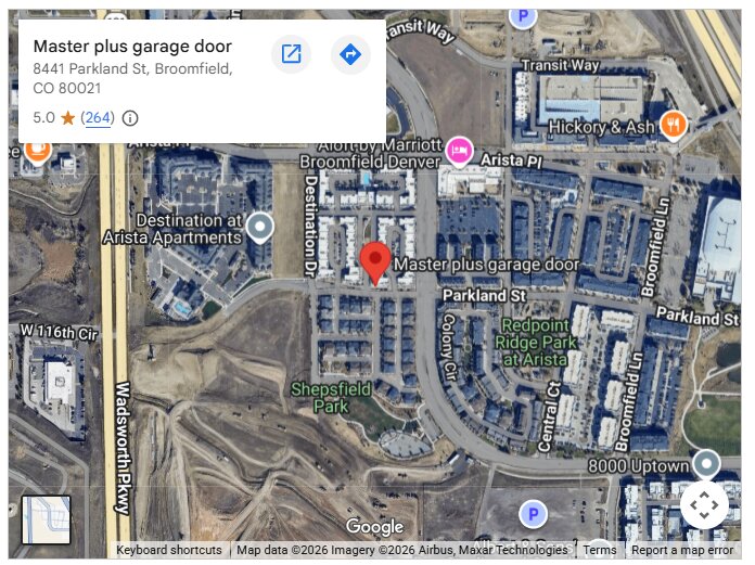 Master plus garage door
