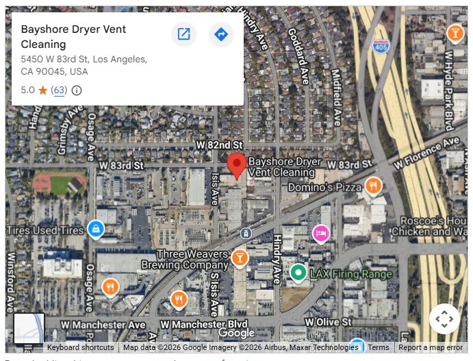 Bayshore Dryer Vent Cleaning Launches Redesigned Website Showcasing Comprehensive Vent and Duct Services Across Los Angeles