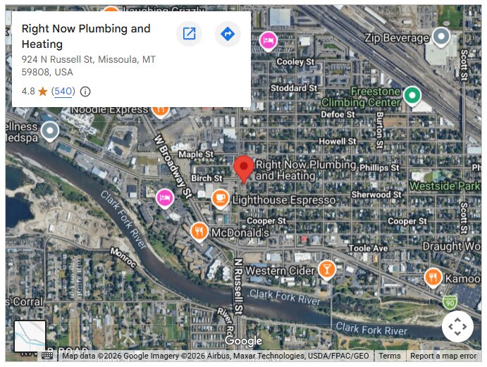 Right Now Plumbing and Heating