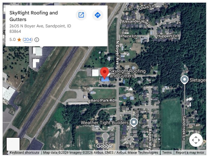 SkyRight Urges Sandpoint Homeowners to Check Roofs and Gutters as Early Fall Rains Return to North Idaho