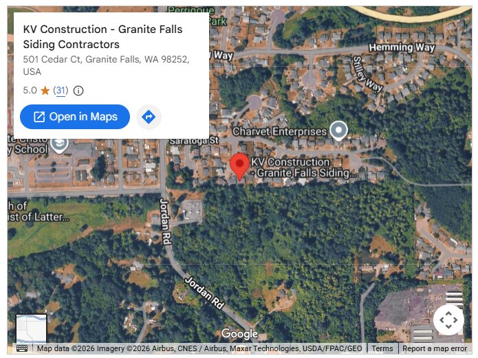 KV Construction - Granite Falls Siding Contractors
