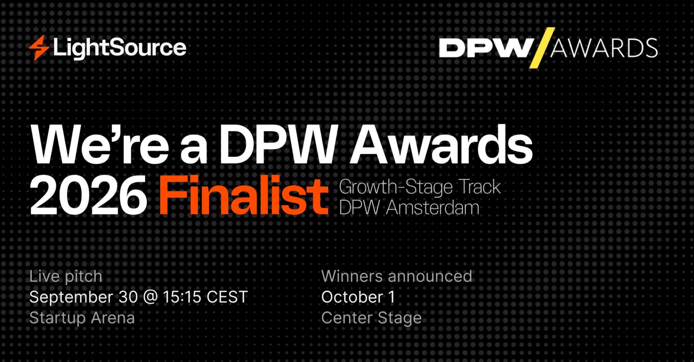 LightSource Named a Finalist for DPW’s 2026 Startup Growth Award