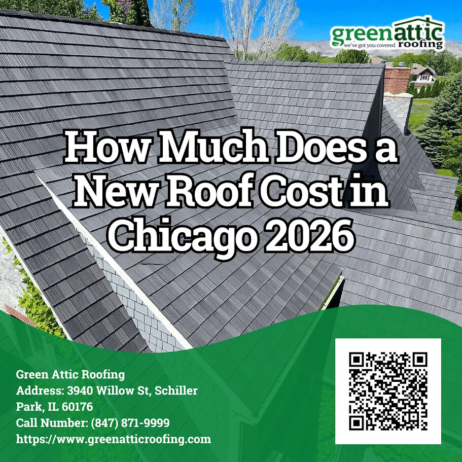 Green Attic Roofing is a licensed Chicagoland roofing contractor headquartered in Schiller Park that delivers residential, commercial, and solar roofing solutions with transparent pricing and comprehensive project management.