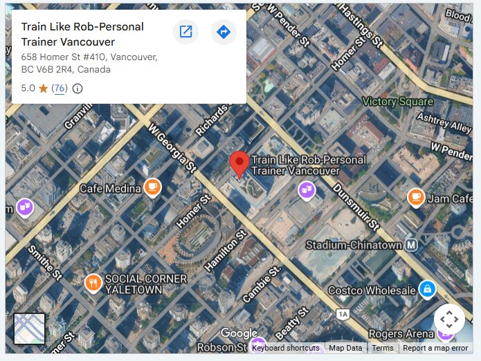 Train Like Rob-Personal Trainer Vancouver
