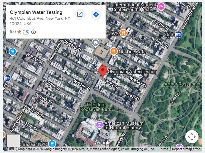 Olympian Water Testing