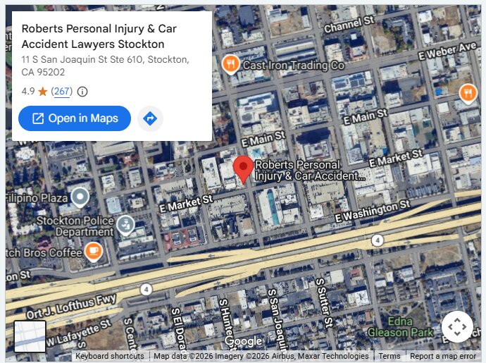 Roberts Personal Injury & Car Accident Lawyers Stockton