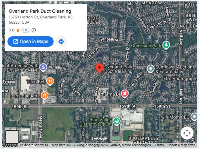 Overland Park Duct Cleaning