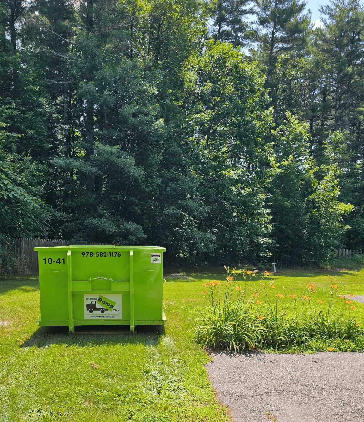 Bin There Dump That Central Massachusetts is a locally owned, veteran- and woman-owned dumpster rental company headquartered in Fitchburg, Massachusetts.