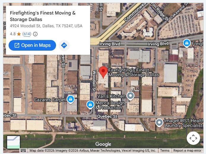 Firefighting’s Finest Moving & Storage Expands Dallas Operations at Woodall Street