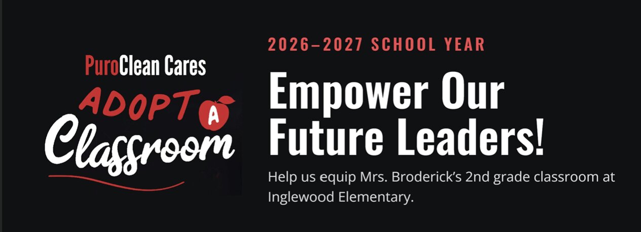 PuroClean of Lansdale Adopts Inglewood Elementary Classroom, Kicks Off $5,000 Fundraiser for North Penn Teacher
